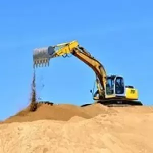 Продажа и доставка строительного песка..