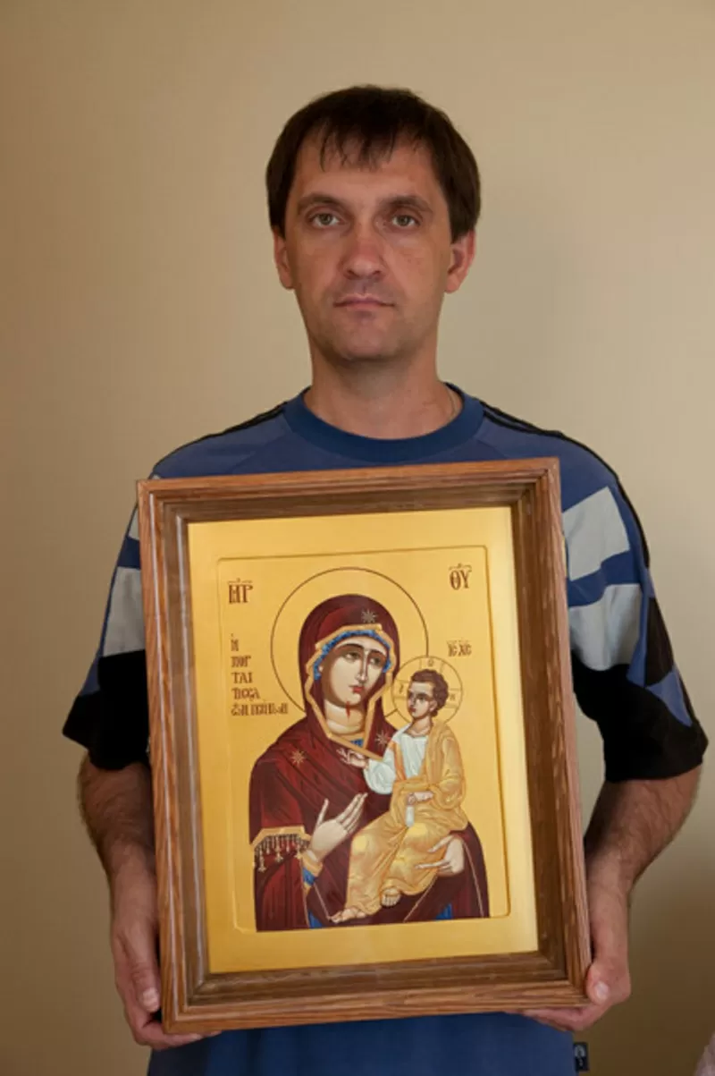 Диакон Православной Церкви Казахстана пишет иконы на заказ