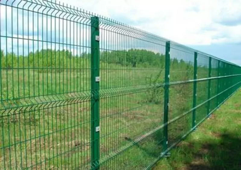 Забор из сварной сетки,  3D забор,  ограждения 2