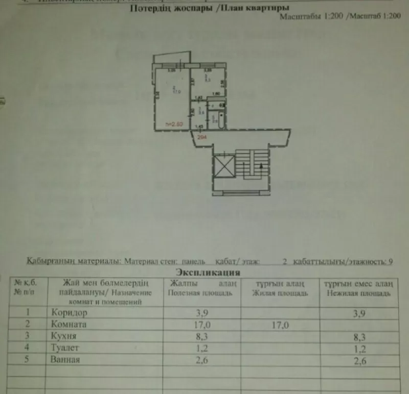 Продам 1 комнатную квартиру Суворова д8