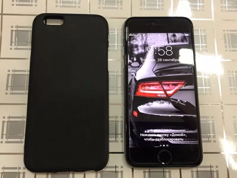 Продам телефон iPhone 6s (64gb) space gray.  5